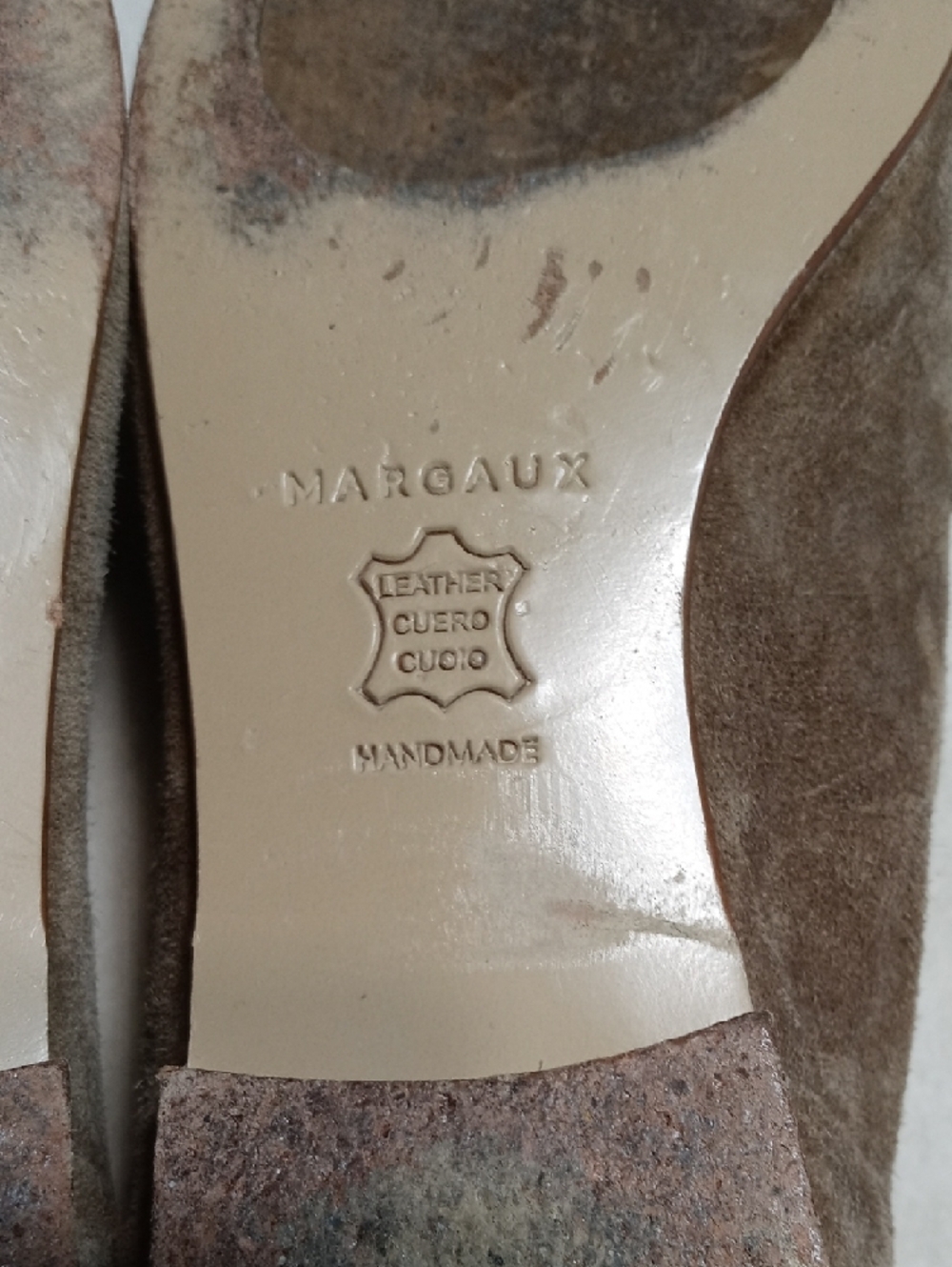 Margaux Men's Suede Penny Loafers in Taupe Brown Size 7 Men’s - Picture 6 of 9